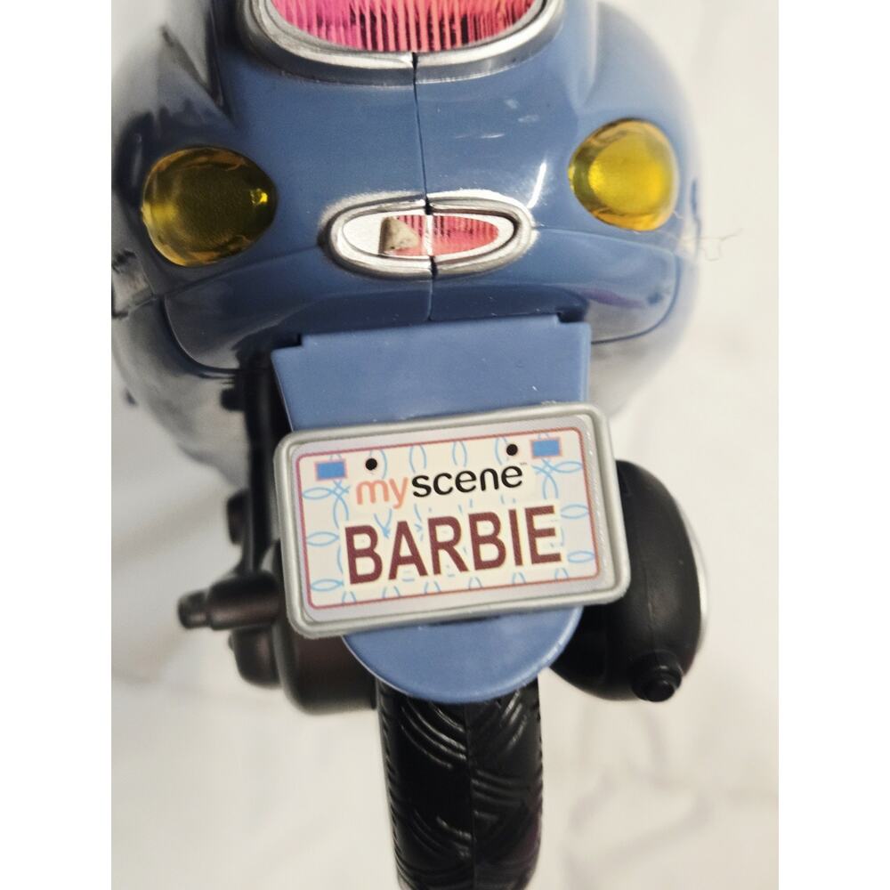 VTG Retired 2002 Barbie My Scene Blue Vespa Scooter Moped Mattel No Kickstand - Picture 6 of 11